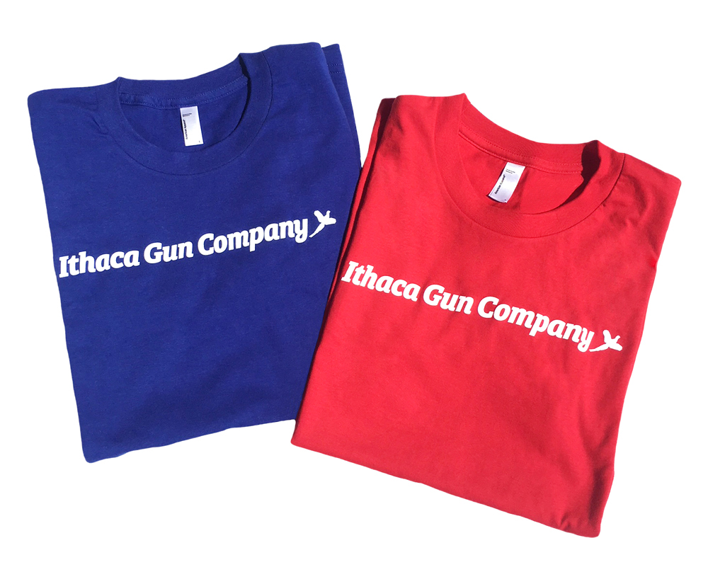 Ladies T-Shirt, American Made, Red - Ithaca Gun Co.